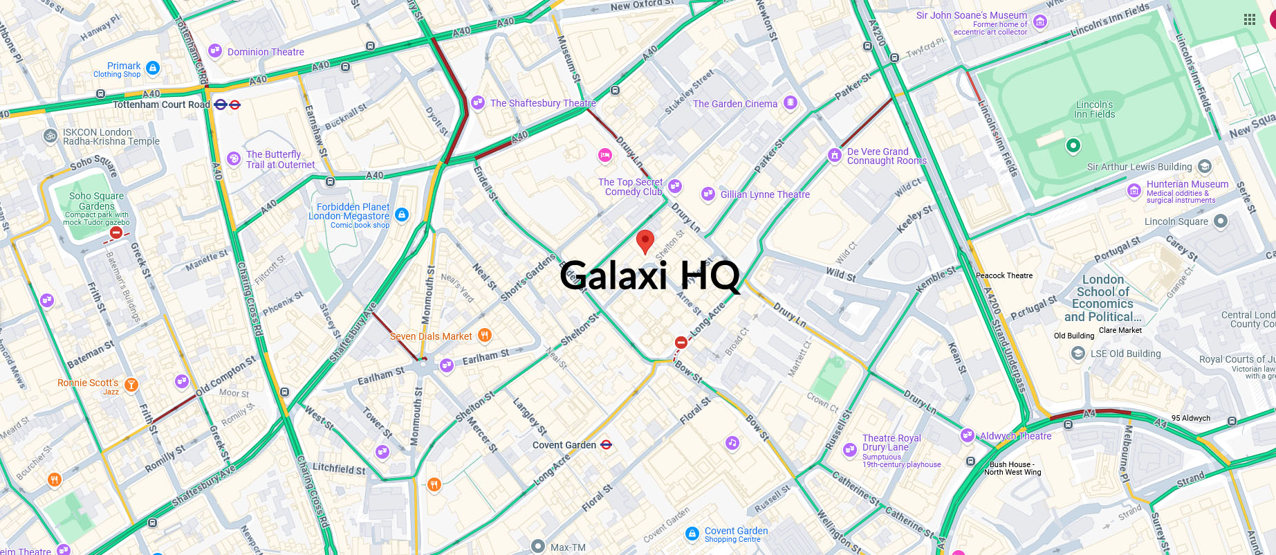 Map showing location